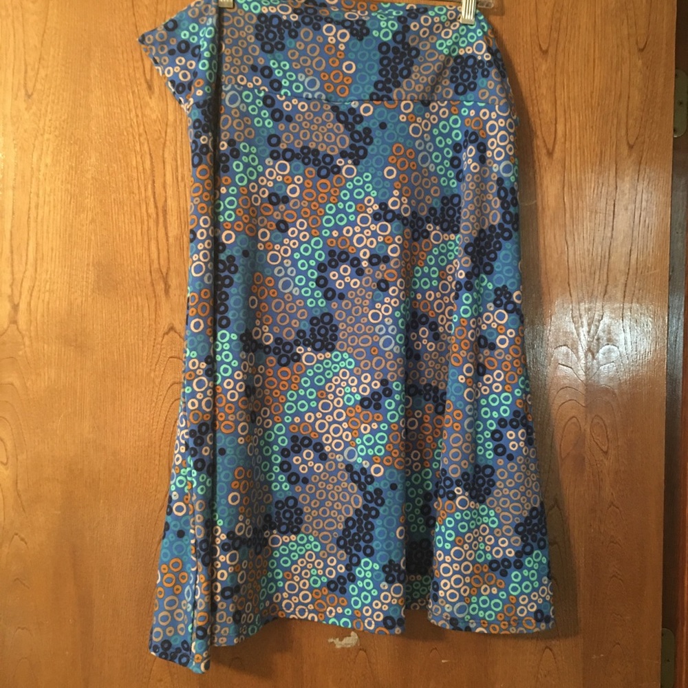 LuLaRoe Azure A-line Skirt 3XL